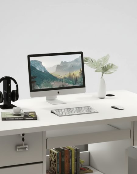 4 Drawer Simple Study Table - Image 3